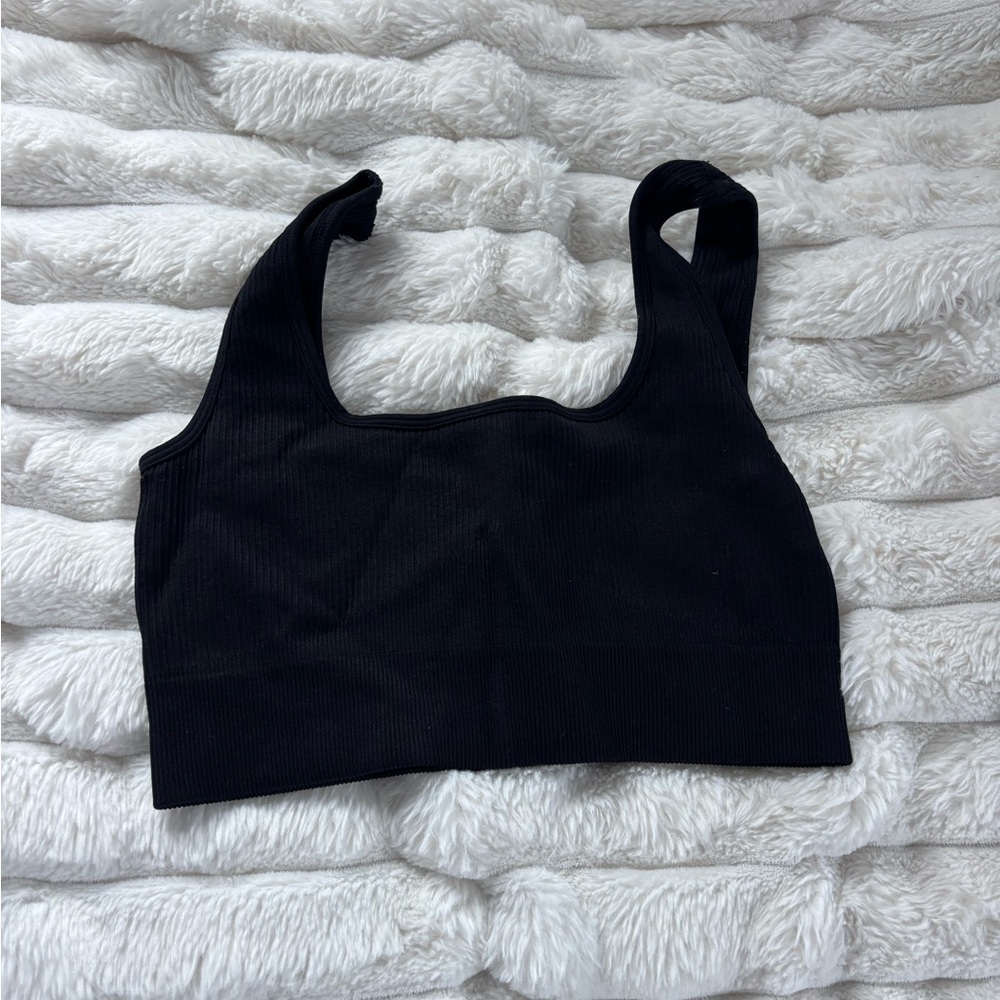 Black Sports Bra